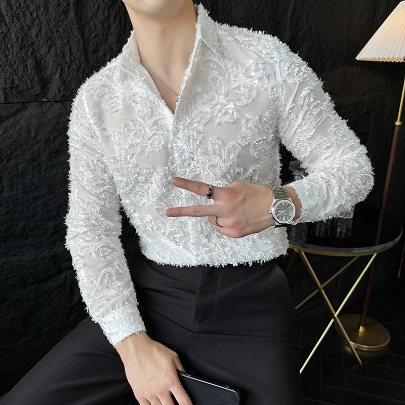 Orcho Texture Long Sleeve (Black, Green and White)