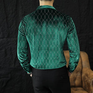 Orcho Night Diamond Long Sleeve (Green and Black)