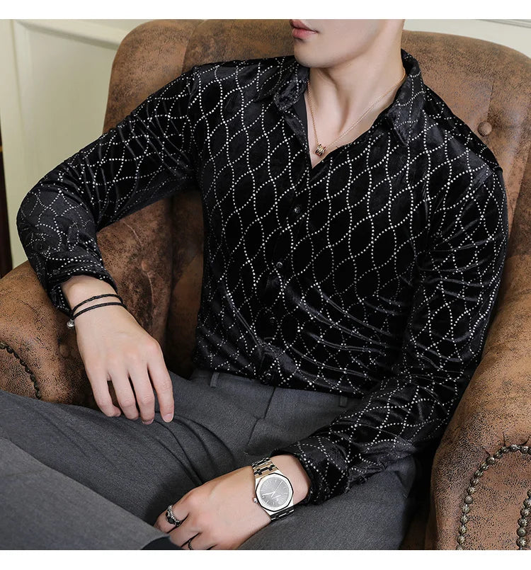 Orcho Night Diamond Long Sleeve (Green and Black)