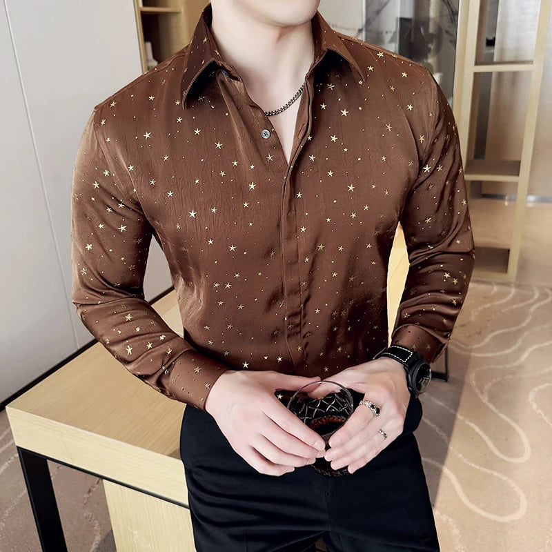 Enrique Long Sleeve Stary Night