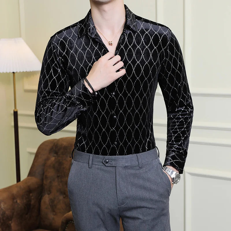 Orcho Night Diamond Long Sleeve (Green and Black)