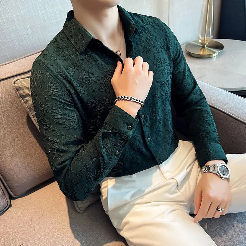 Orcho Secret Garden Long Sleeve (Black, Green and White)