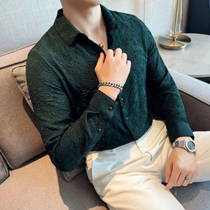 Orcho Secret Garden Long Sleeve (Black, Green and White)