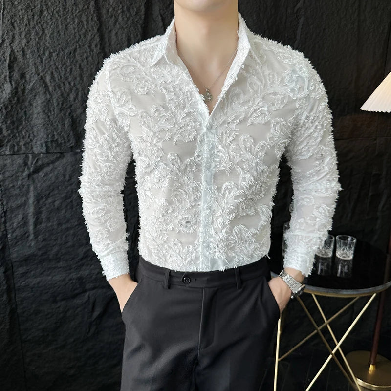 Orcho Texture Long Sleeve (Black, Green and White)