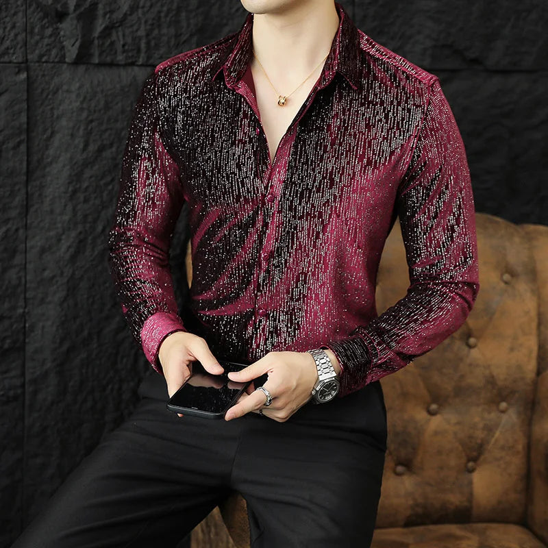 Enrique Long Sleeve Vino Shade