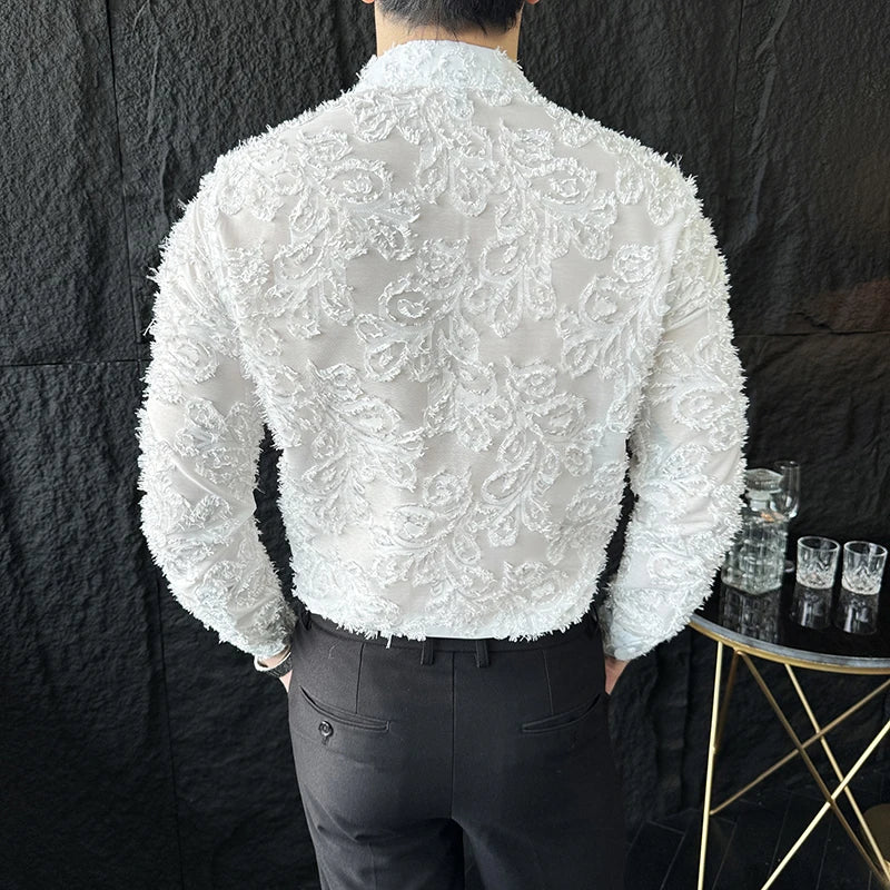 Orcho Texture Long Sleeve (Black, Green and White)