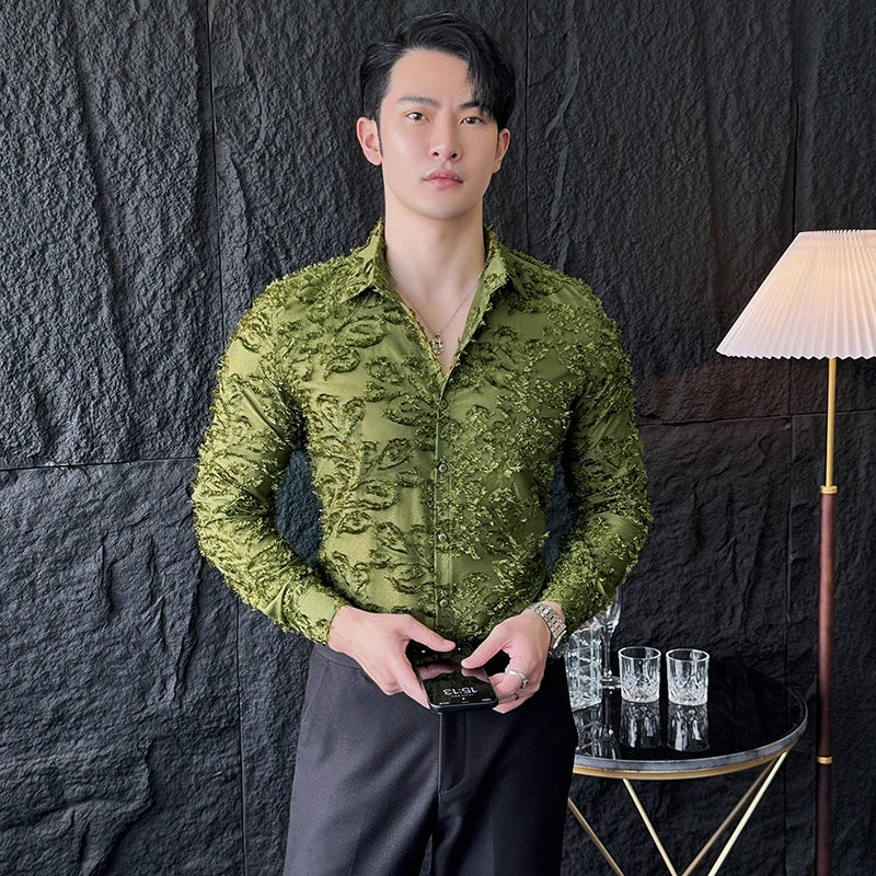 Orcho Texture Long Sleeve (Black, Green and White)