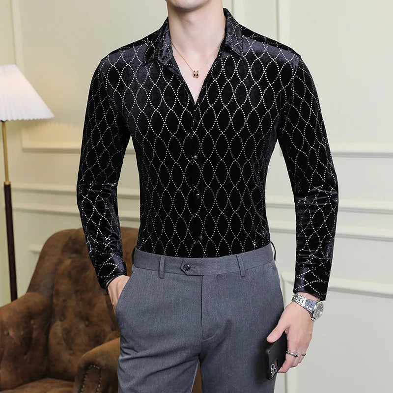 Orcho Night Diamond Long Sleeve (Green and Black)