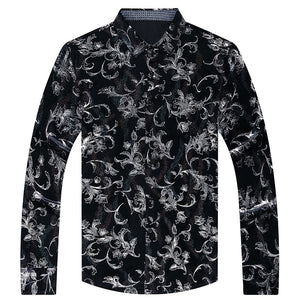 Chido Floral Contrast Long Sleeve Silver