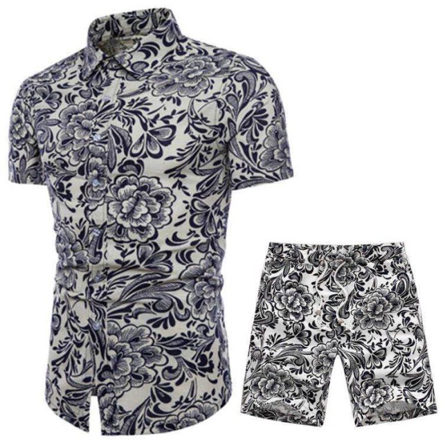 Verano Maui Rose Short Sleeve and Shorts Combo