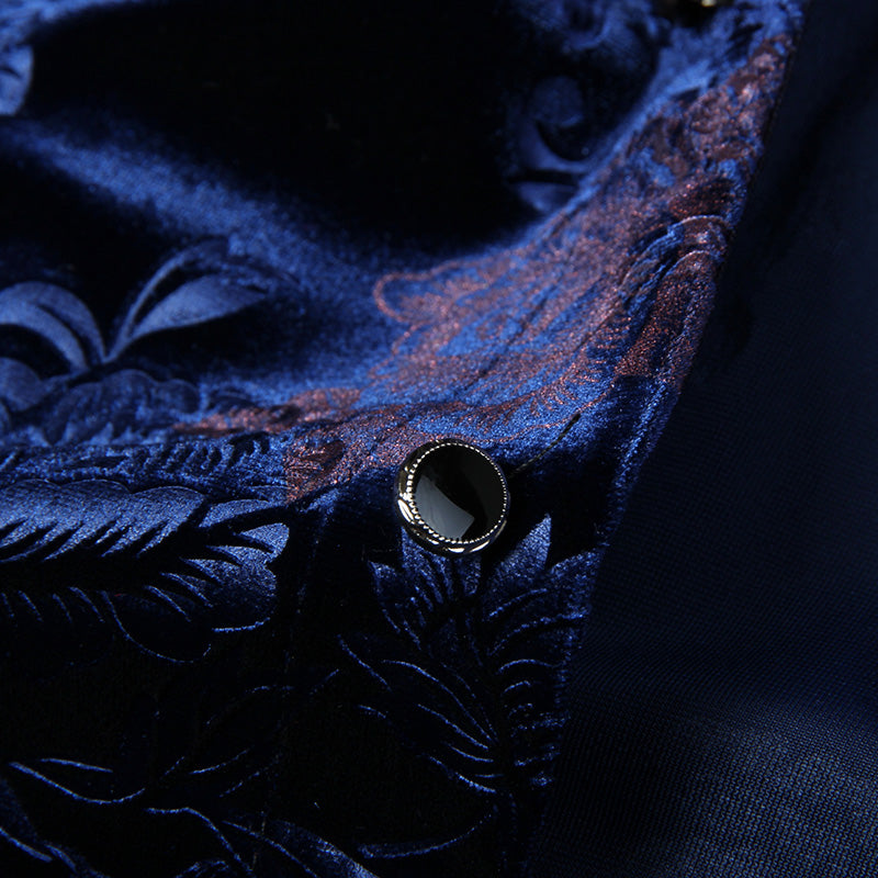 Machotes Subtle Rose Blue Long Sleeve - Pacho Herrera Narcos Shirts